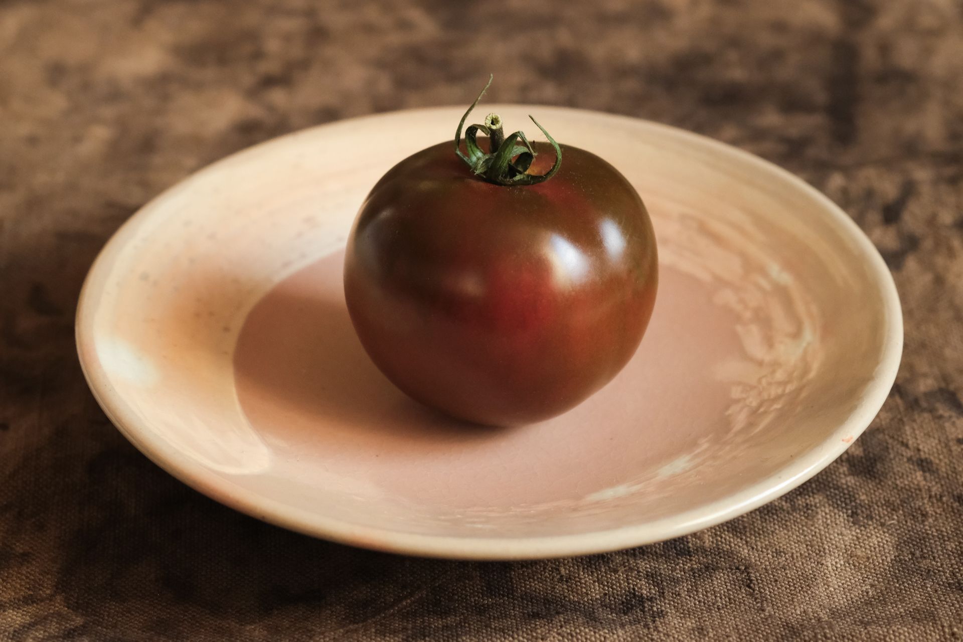 Tomatoes on Japanese ceramic plates taste better