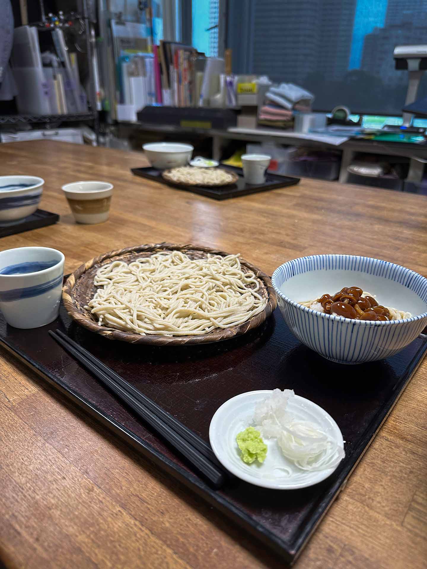 Talking by making: soba noodles in Tokyo